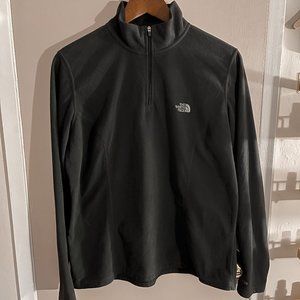 Used The North Face TKA100 1/4 Zip Women's Fleece Black